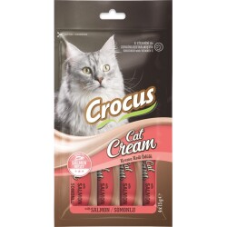 Crocus Somonlu Krema Kedi Ödülü 4x15g - CROCUS