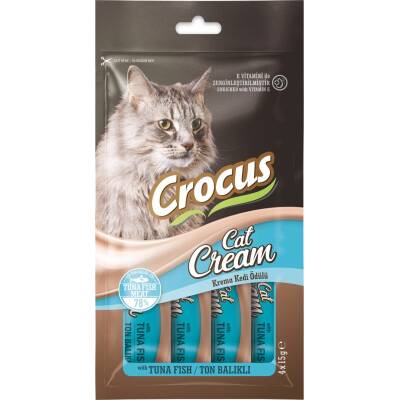 Crocus Ton Balıklı Krema Kedi Ödülü 4x15g - 1