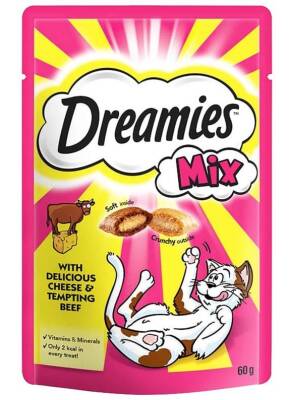 Dreamies Biftek Peynir Mix Kedi Ödülü 60 Gr - 1