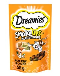 Dreamies Shake Ups Tavuklu Kedi Nanesi Ve Ördekli Kedi Ödülü 55 Gr - Dreamies