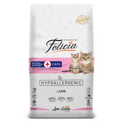 FELİCİA YAVRU KUZU ETLİ AZ TAHILI HYPOALLERGENİC KEDİ MAMASI - FELİCİA