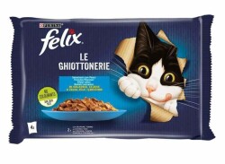 Felix Ekonomik Paket Somonlu Ton Balıklı Yetişkin Kedi Pouch 4 Lü 85 Gr - Purina