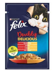 Felix Sığır Etli Ve Kümes Hayvanlı Pouch Mama 85 Gr - Purina