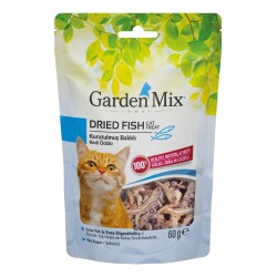 Garden Mıx Kurutulmuş Balıklı Kedi Ödülü 60 Gr - GARDEN MIX