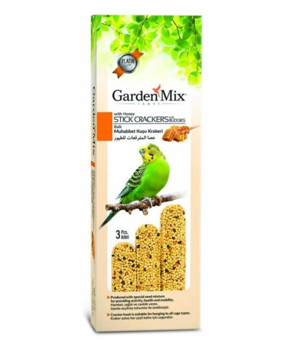 Garden Mix Platin Kuş Krakeri 3 Lü - 1
