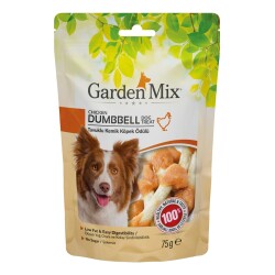 Garden Mix Tavuklu Kemik Köpek Ödülü 75 Gr - GARDEN MIX