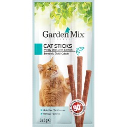 Gardenmix Somonlu Kedi Stick Ödül 3*5g - Gardenmix