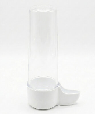 T-Pet Kanarya Suluk Şeffaf Tüp Beyaz Alt – Kuş Suluk - T-PET