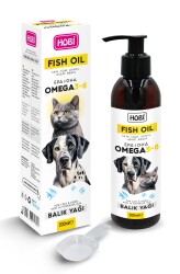 Kedi ve Köpekler İçin Balık Yağı 200ml - HOBİ PET