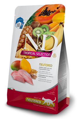 N & D CAT TROPICAL SELECTION CHIECKEN NEUTERED - 1