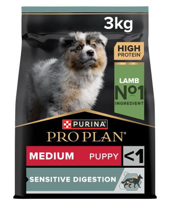 Pro Plan Puppy Sensitive Digestion Kuzu Etli Medium Köpek Maması 3 Kg - Pro Plan