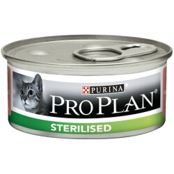 Pro Plan Sterilised Somon Ve Ton Balıklı Kedi Konserve 85 Gr - Purina