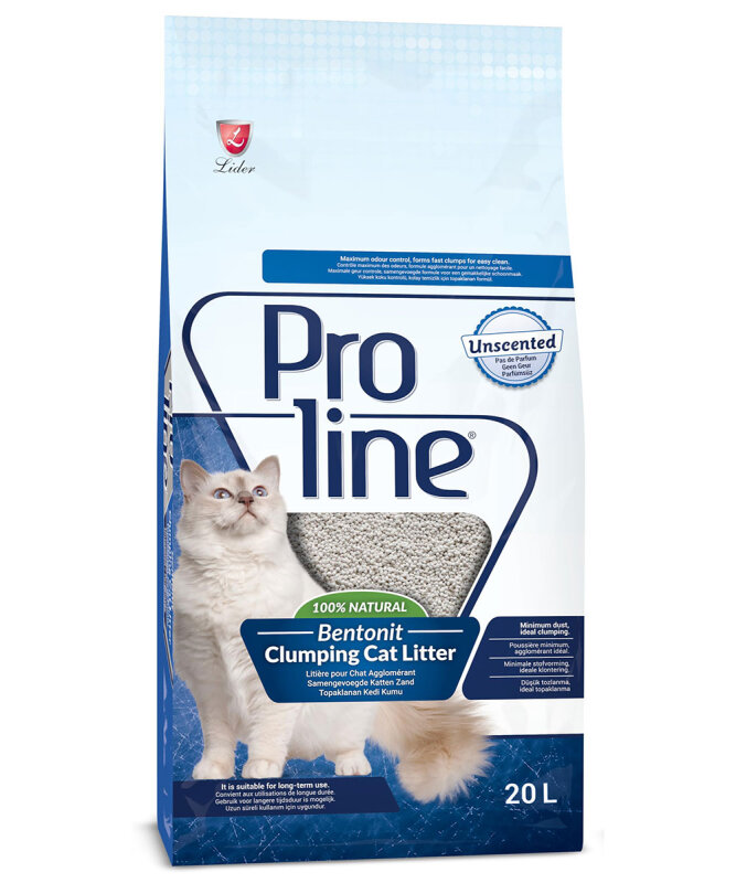 PROLINE BENTONIT NATURAL KEDI KUMU 20 LT - 1