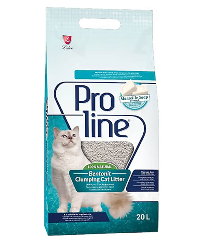PROLINE BENTONIT SABUN KOKULU KEDI KUMU 20 LT - 1