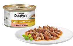 Purina Gourmet Gold Somon ve Tavuk Parçalı Soslu Yaş Kedi Maması 85 Gr - PURINA