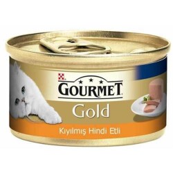 Purina Gourmet Kıyılmış Hindili Yetişkin Kedi Konservesi 85 Gr - Purina