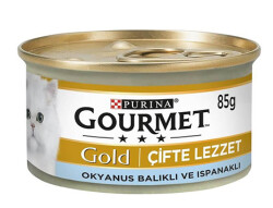 Purina Gourmet Parça Etli Ispanak ve Balıklı 85 Gr - Purina