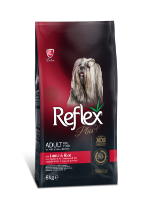  REFLEX PLUS KUZU ETLİ MİNİ VE KÜÇÜK IRK YETİŞKİN KÖPEK MAMASI 3 KG - 1