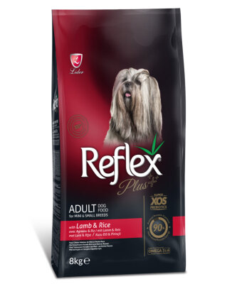  REFLEX PLUS KUZU ETLİ MİNİ VE KÜÇÜK IRK YETİŞKİN KÖPEK MAMASI 3 KG - Reflex Plus