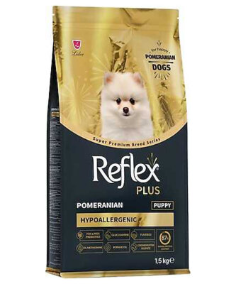 REFLEX PLUS POMERANİAN YAVRU KÖPEK MAMASI 1.5 KG	 - Reflex Plus