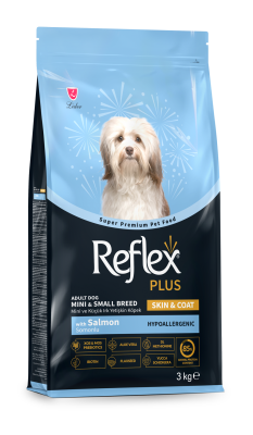 Reflex Plus Skin & Coat Somonlu Mini ve Küçük Irk Yetişkin Köpek Maması - 1