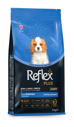 REFLEX PLUS SOMONLU MİNİ VE KÜÇÜK IRK YAVRU KÖPEK MAMASI 3 KG - Reflex Plus
