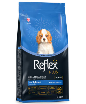 REFLEX PLUS SOMONLU MİNİ VE KÜÇÜK IRK YAVRU KÖPEK MAMASI 3 KG - Reflex Plus