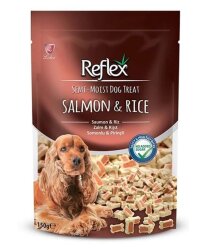 SEMI MOIST ÖDÜL MAMASI SOMON&PİRİNÇ KALPLİ MIX - Reflex Plus