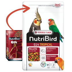 VERSELE LAGA NUTRIBIRD G14 TROPICAL PARAKET PELET YEM - VERSELE LAGA