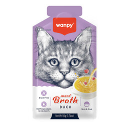 Wanpy Kediler için Ördek Eti Çorbası 50g - 1