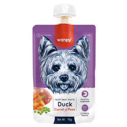 Wanpy Taze Ördekli&Havuçlu Köpek Et Ezmesi 90 gr - WANPY