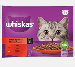 Whiskas Klasik Seçenek Karışık Etli 4 X 85 Gr - Whiskas