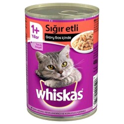 Whiskas Sığır Etli Kedi Konserve 400 G - Whiskas
