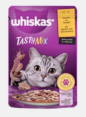 Whiskas Tasty Mix Kuzulu Ve Hindili Yetişkin Kedi Pouch 85 Gr - 1